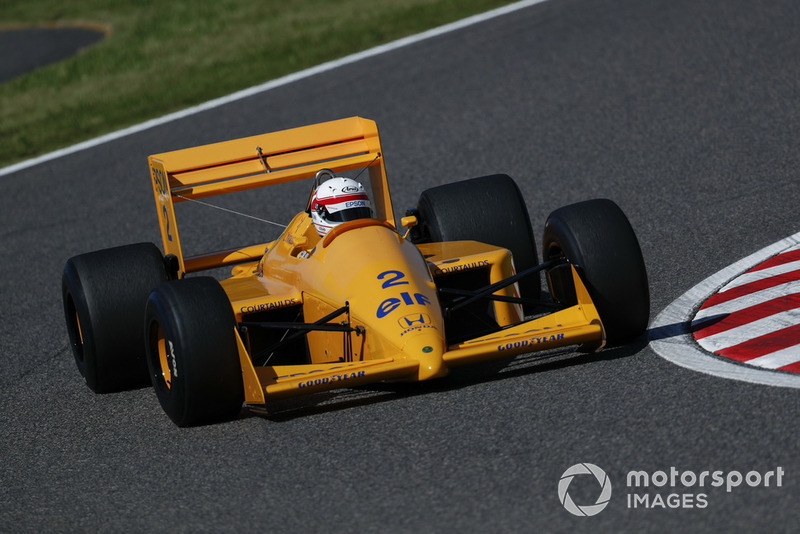 Satoru Nakajima, Lotus 100T, acara demonstrasi lap Perayaan Legenda F1 ke-30