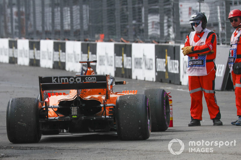 El coche de Fernando Alonso, McLaren MCL33