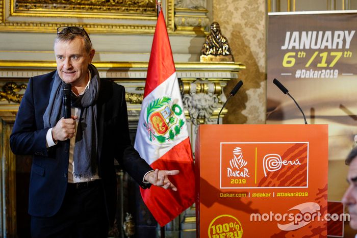 Etienne Lavigne, director del Dakar