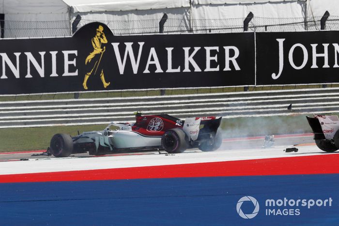 Estados Unidos - Romain Grosjean/Charles Leclerc (carrera)