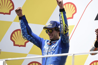 Podium: second place Alex Rins, Team Suzuki MotoGP