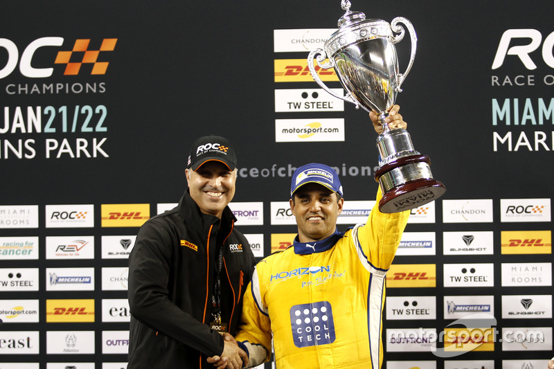 Podio: Ganador Juan Pablo Montoya