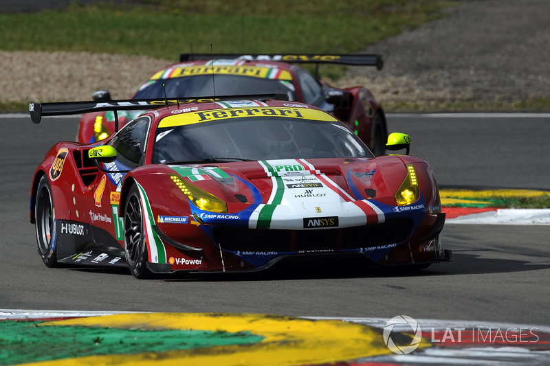 #71 AF Corse Ferrari 488 GTE: Davide Rigon, Toni Vilander