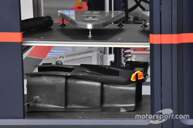 Red Bull Racing RB13: turning vanes