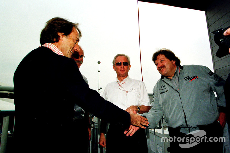 Luca Di Montezemolo, Ferrari feleicita a Norbert Haugg, Mercedes