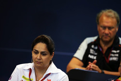 Monisha Kaltenborn, Sauber Team Principal in the FIA Press Conference