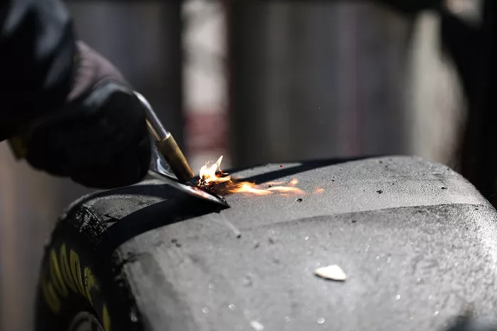 Nascar Cup Tire repair
