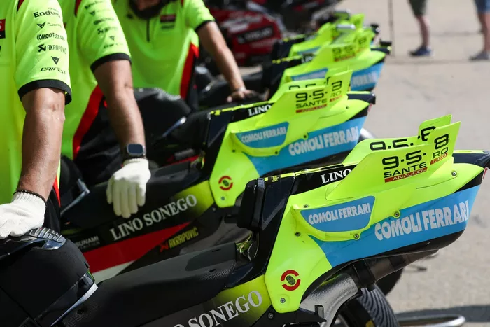 VR46 bike rear wing