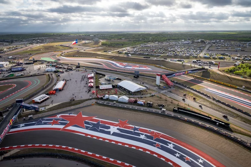 Vue d'ensemble du circuit d'Austin