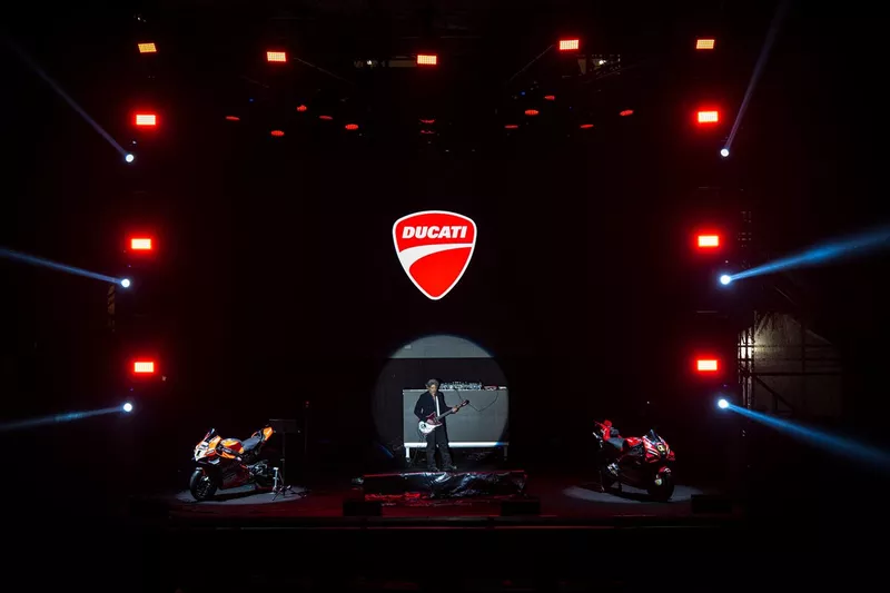 Celebrazione del Ducati Team