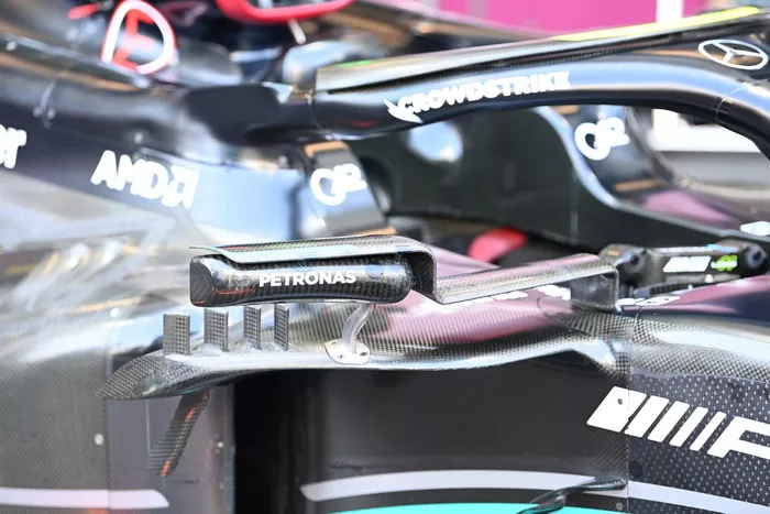 Mercedes W14 technical detail