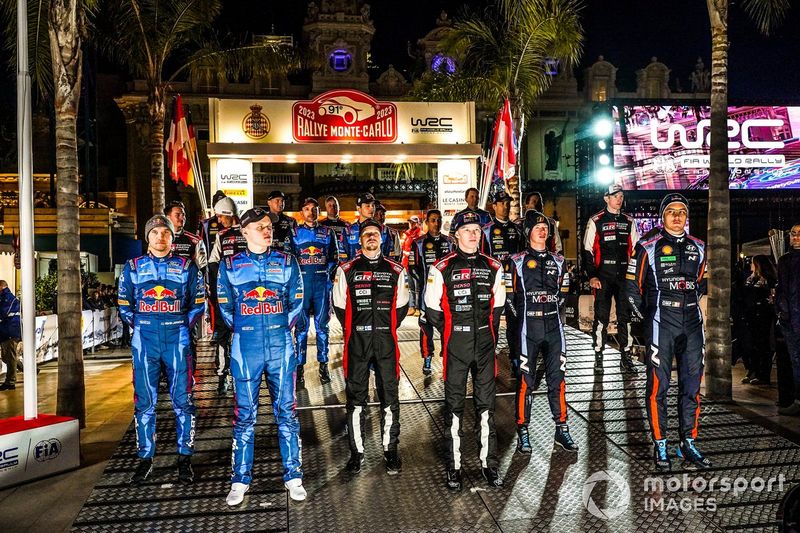 Los pilotos del WRC 2023