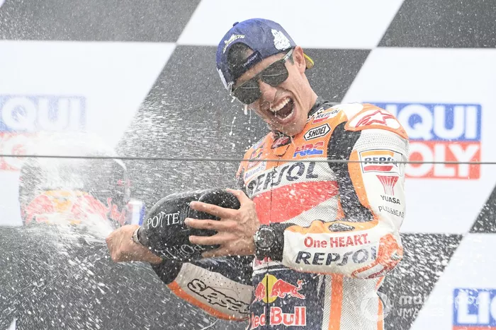 Podio: Ganador Marc Márquez, Repsol Honda Team