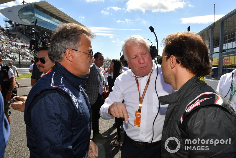 Jean Alesi, Charlie Whiting, dan Felipe Massa