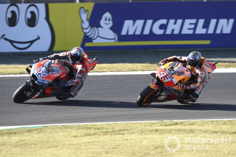 Марк Маркес, Repsol Honda Team, Андреа Довіціозо, Ducati Team