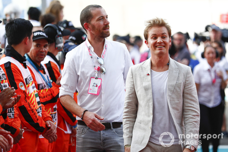 Nico Rosberg con il manager Georg Nolte