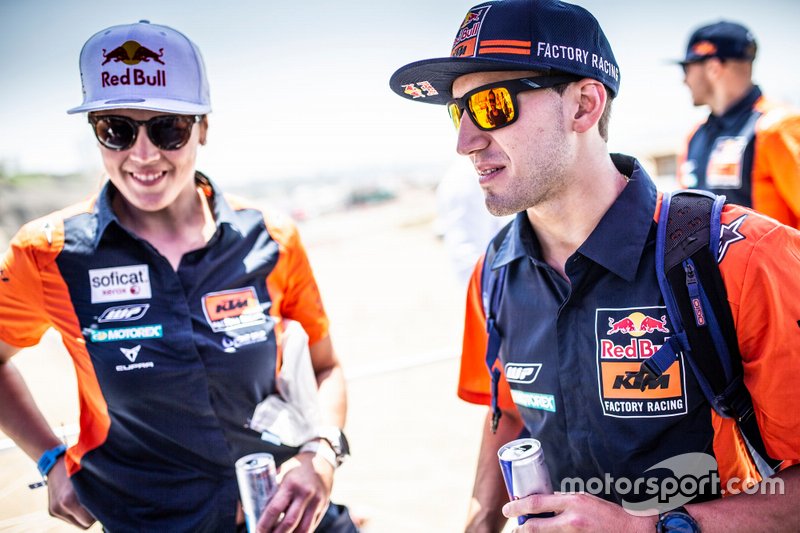 #17 Red Bull KTM Factory Racing KTM: Laia Sanz, #77 Red Bull KTM Factory Racing KTM: Luciano Benavides