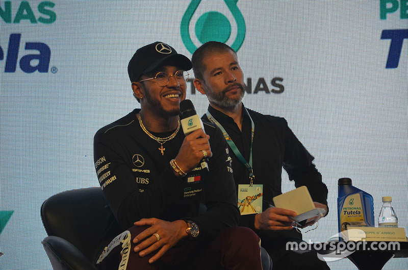 Lewis Hamilton em São Paulo