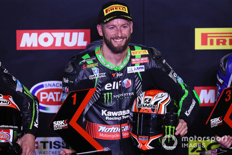 Tom Sykes, Kawasaki Racing tras la pole