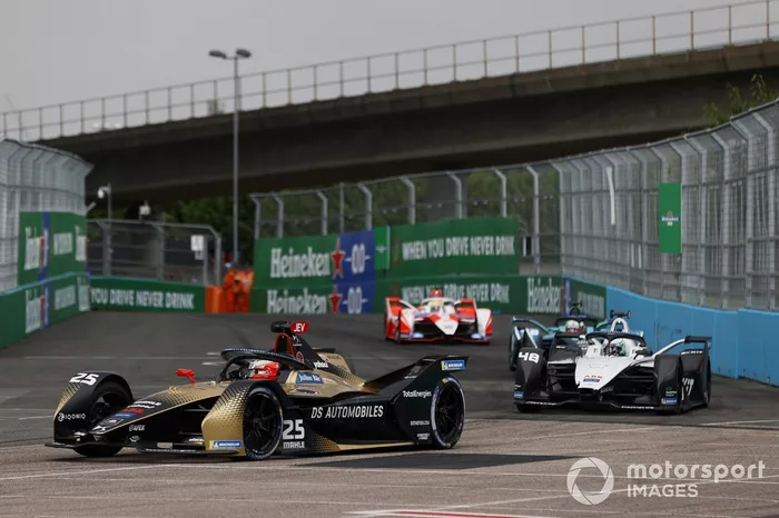 Jean-Eric Vergne, DS Techeetah, DS E-Tense FE21, Edoardo Mortara, Venturi Racing, Silver Arrow 02