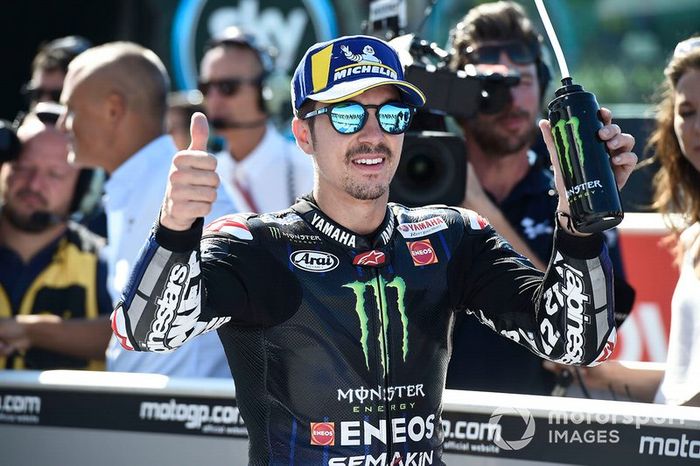 El autor de la pole Maverick Vinales, Yamaha Factory Racing