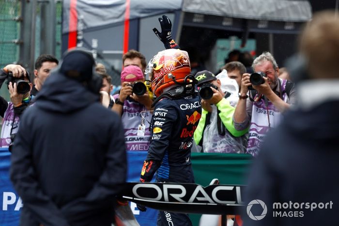 Pole man Max Verstappen, Red Bull Racing