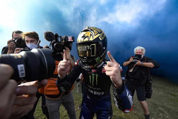 El campeón del mundo Fabio Quartararo, Yamaha Factory Racing