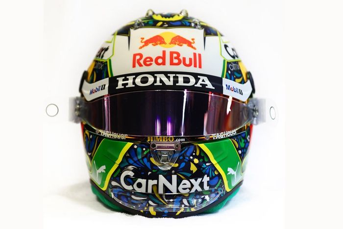 Helmet of Max Verstappen, Red Bull Racing