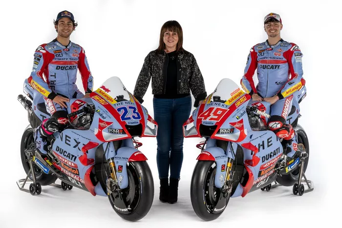 Enea Bastianini, Fabio Di Giannantonio, Gresini Racing with Nadia Padovani