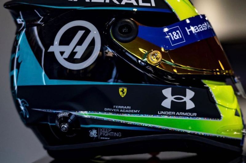 Casco di Mick Schumacher, Haas F1 Team
