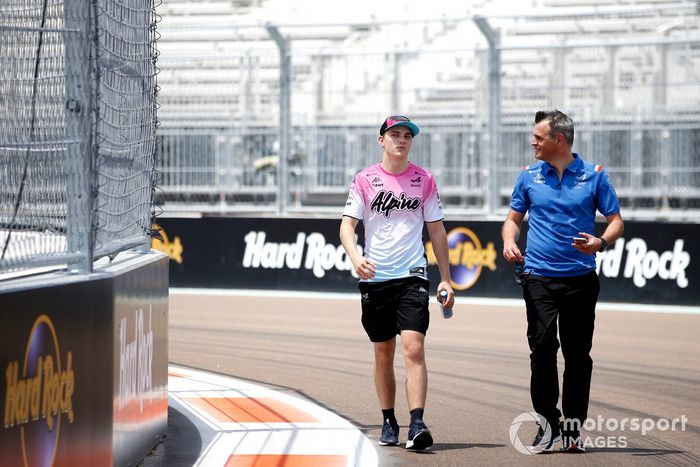 Oscar Piastri, piloto reserva del equipo Alpine F1 