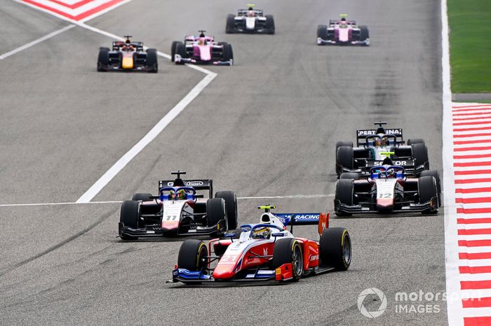 Robert Shwartzman, Prema Racing, Louis Deletraz, Charouz Racing System y Pedro Piquet, Charouz Racing System 