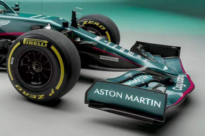 Detalle del Aston Martin AMR21