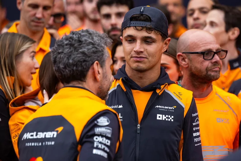 Lando Norris, McLaren, Andrea Stella