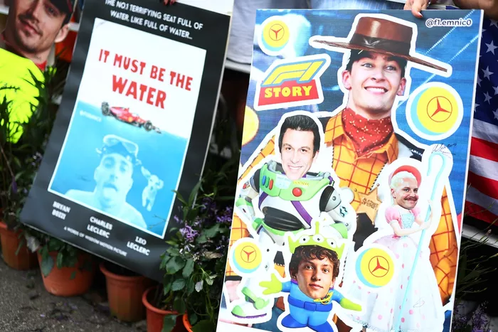 Fans of Charles Leclerc, Ferrari