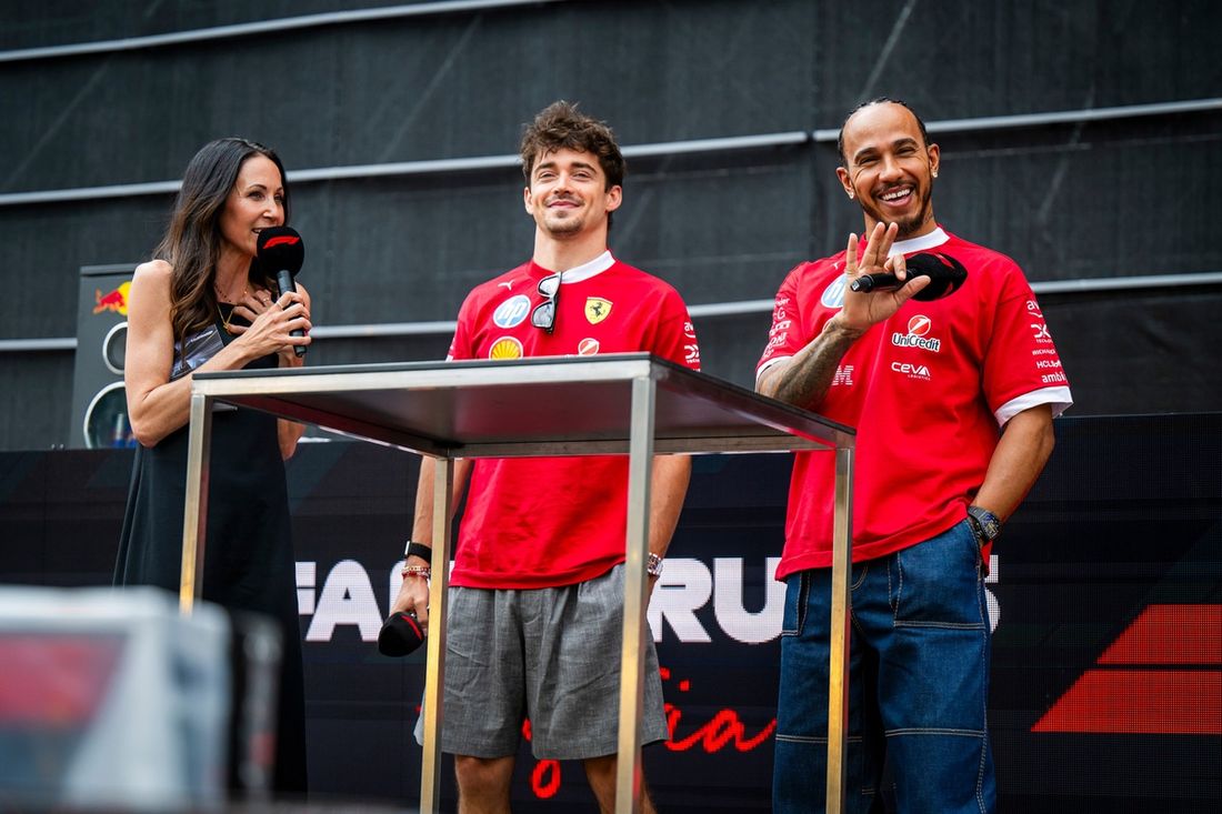 Lewis Hamilton, Ferrari, Charles Leclerc
