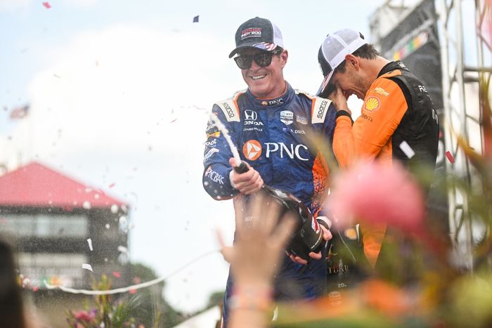 Scott Dixon, Chip Ganassi Racing, Christian Lundgaard, Arrow McLaren