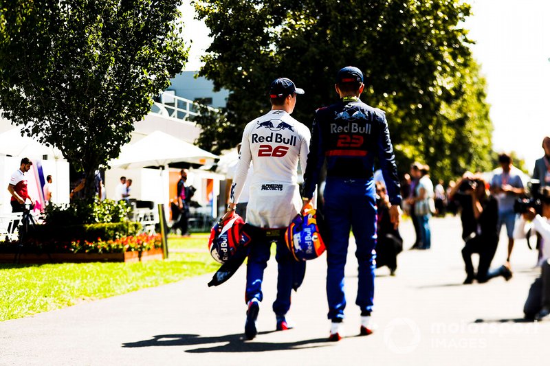 Daniil Kvyat, Toro Rosso e Alexander Albon, Toro Rosso