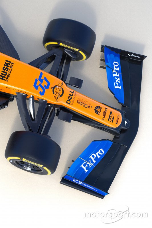 Detalle del McLaren MCL34