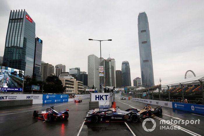 Jérome d'Ambrosio, Mahindra Racing, M5 Electro Sam Bird, Envision Virgin Racing, Audi e-tron FE05, Andre Lotterer, DS TECHEETAH, DS E-Tense FE19 