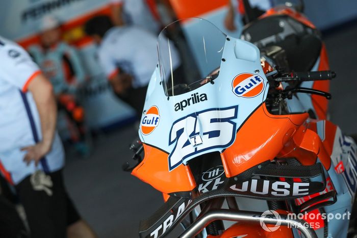 Detalle de la bicicleta Trackhouse Racing