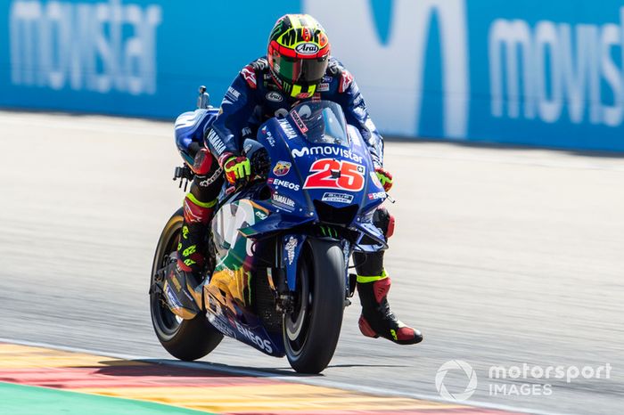 Maverick Viñales, Yamaha Factory Racing, braking