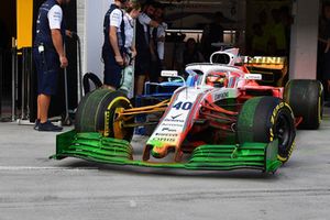 Robert Kubica, Williams FW41 with aero paint over the whole car