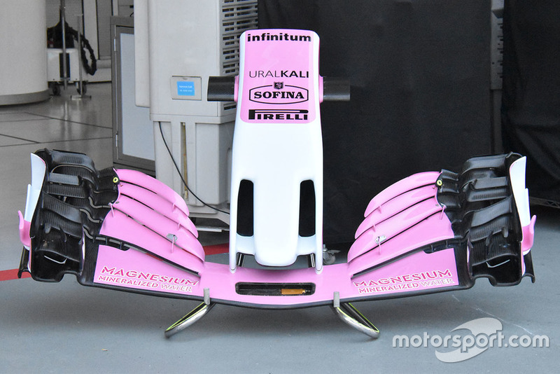 Racing Point Force India front wing technical detail