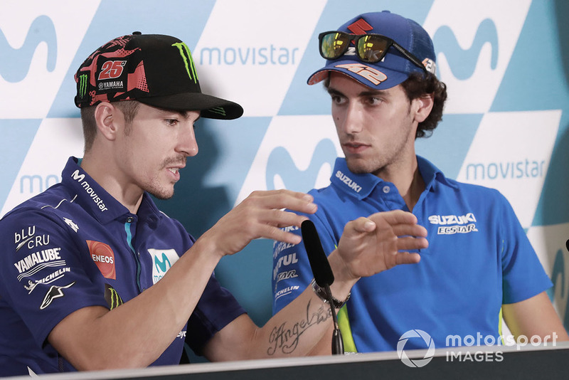 Maverick Viñales, Yamaha Factory Racing, Alex Rins, Team Suzuki MotoGP