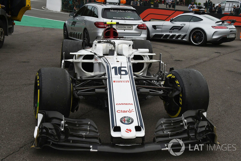 Belga Nagydíj - F1 2018 - rajtbaleset
