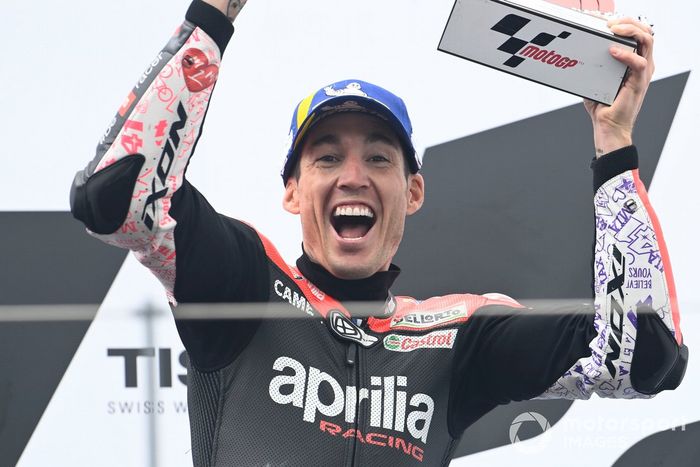 Podio: tercer lugar Aleix Espargaró, Aprilia Racing Team