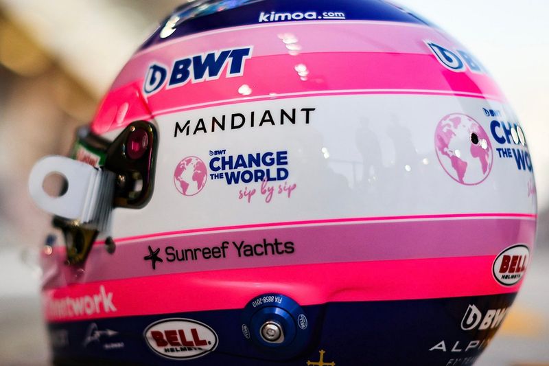 Casco de Fernando Alonso, Alpine F1 Team