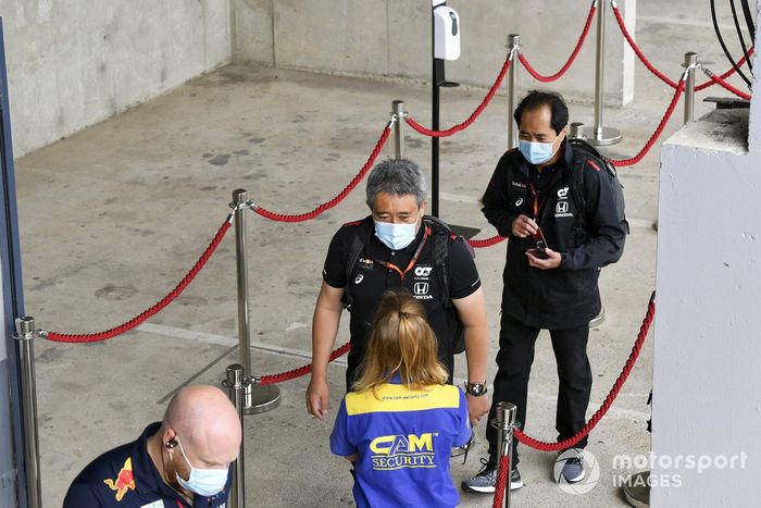 Masashi Yamamoto, General Manager, Honda Motorsport y Toyoharu Tanabe, director técnico de Honda F1