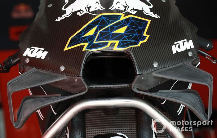 Pol Espargaro, Red Bull KTM Factory Racing, detalle del carenado